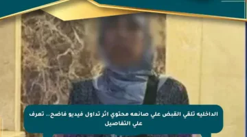 الداخلية تلقي القبض على صانعة محتوى إثر تداول فيديو فاضح.. تعرف على التفاصيل